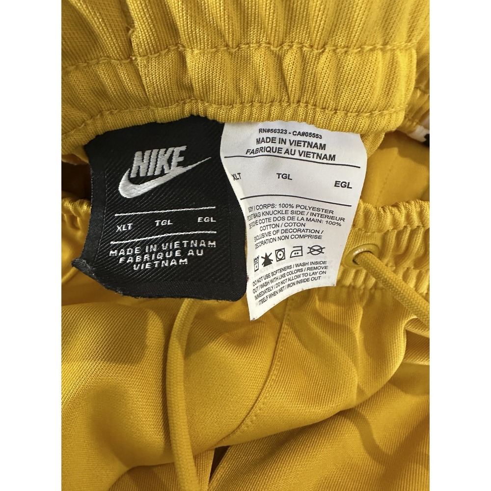 *Flawed* Nike EYBL Basketball Issued Sweatpants XLT (Read) NBA Training Yellow - Picture 11 of 16